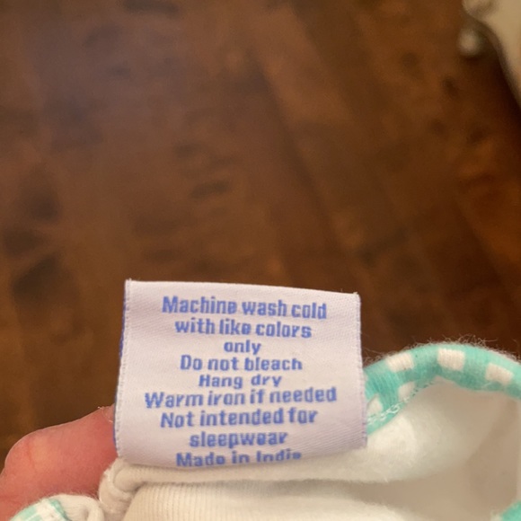 GU Eyelet & Ivy Loudon Romper in Aqua Gingham Knit - Picture 5 of 6